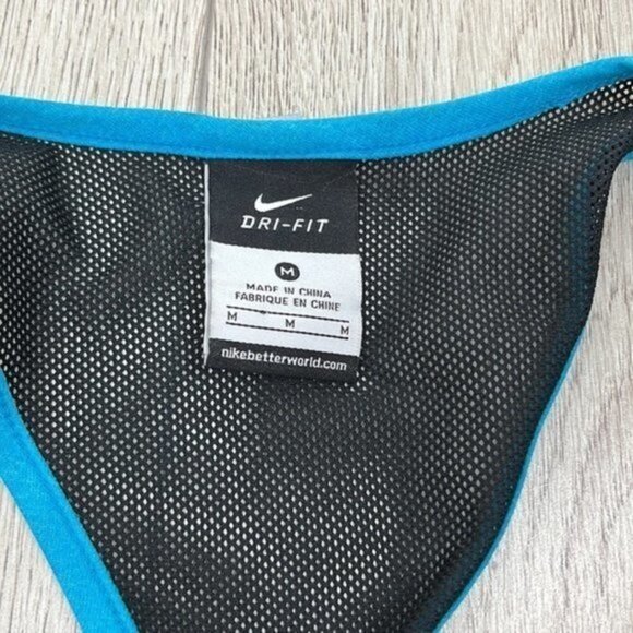 Nike Blue Dry-Fit Tank Top Size Medium - Picture 6 of 10